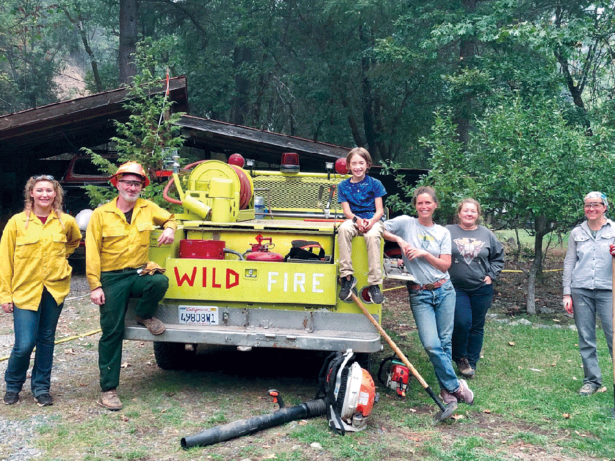 When wildfire threatened our community this fall, SRRC’s staff and vintage fire truck joined volunteers to help with community protection. Our Community Liaison Program works to facilitate the communication of critical wildfire information between the community and fire management teams.  photo from SRRC