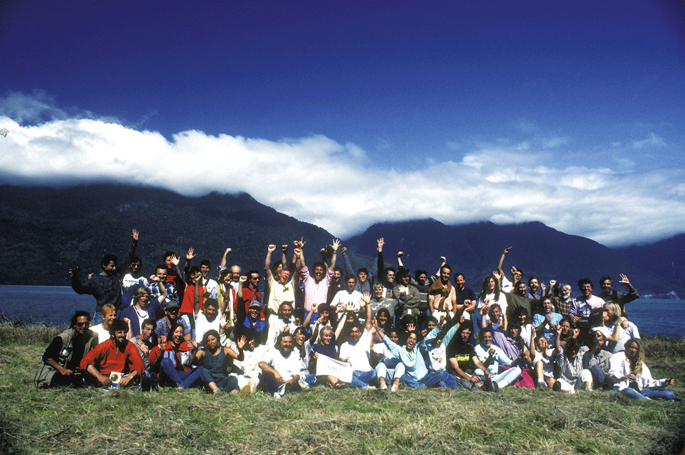 A large travel group visiting Chile, inspiring the protection of old-growth forests
