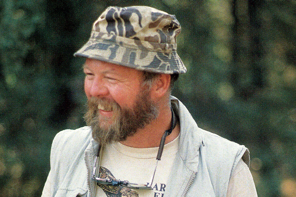 Dave Foreman during the 1989 Earth First! Round River Rendezvous
in the Jemez Mountains of New Mexico.